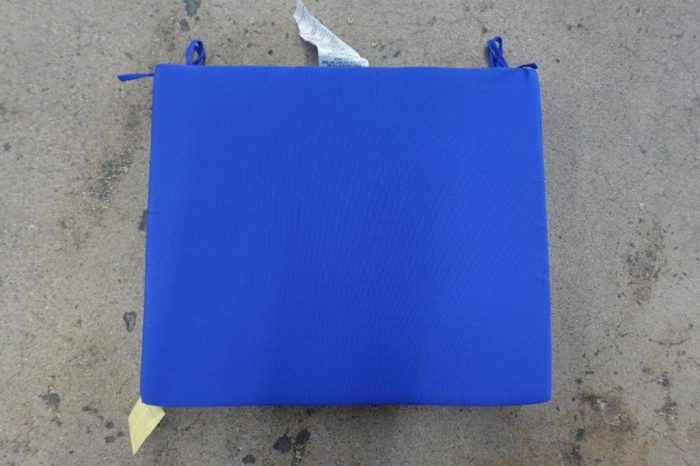 Square Corner Outdoor Cushions for Patio Furniture 18.5x16x3 - Royal Blue - Image 3