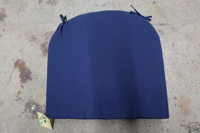 Downluxe Outdoor Patio Chair Cushions 17" X 16" X 2"- Navy Blue - Image 4