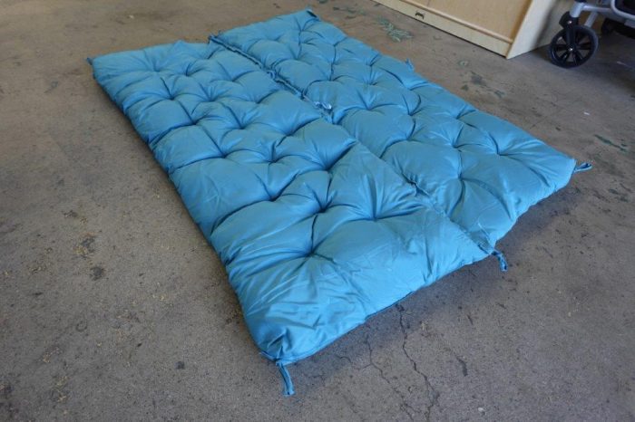 2-3 Seater Waterproof Outdoor Porch Swing Replacement Bench Cushion  - Sky Blue - Image 6