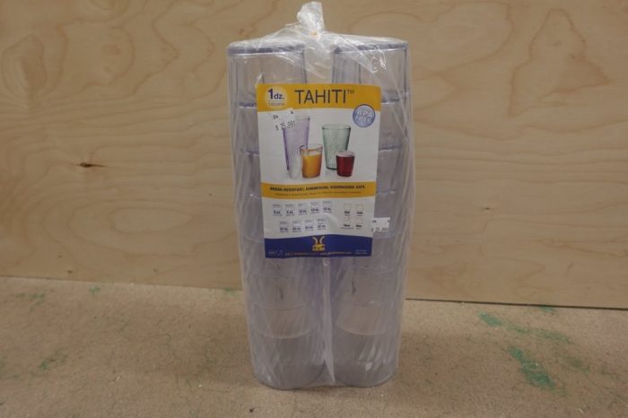 12 pack Tumbler Break Resistant Clear 32 oz. San Tahiti Tumblers - Clear - Image 3