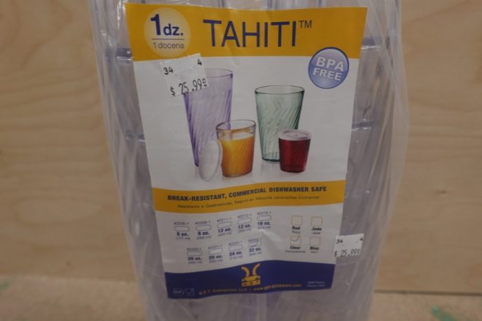 12 pack Tumbler Break Resistant Clear 32 oz. San Tahiti Tumblers - Clear - Image 2