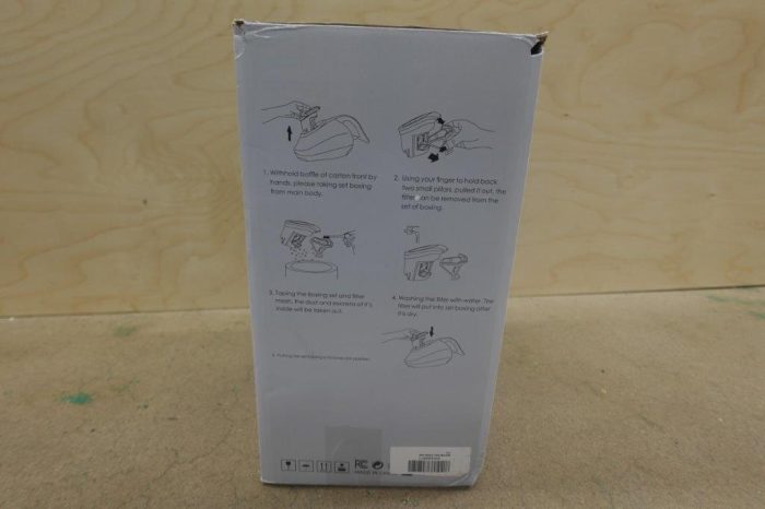 Housmile UV Mattress / Bed Vacuum Cleaner in Silver and Black - Image 4
