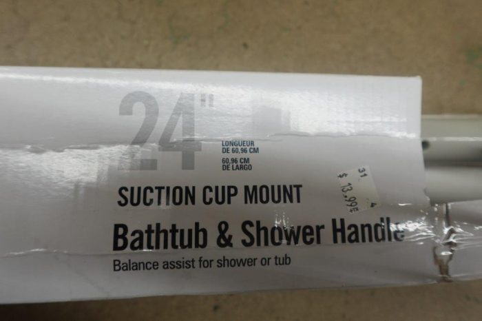 Safe-Er-Grip 24" Suction Cup Bathtub and Shower Balance Assist Grab Bar - Image 4