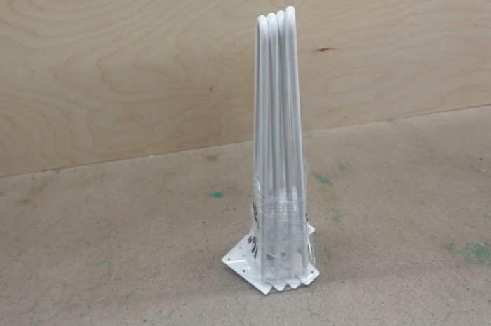 SMARTSTANDARD 16" Hairpin Furniture Legs, Metal, 4PCS White - Image 5