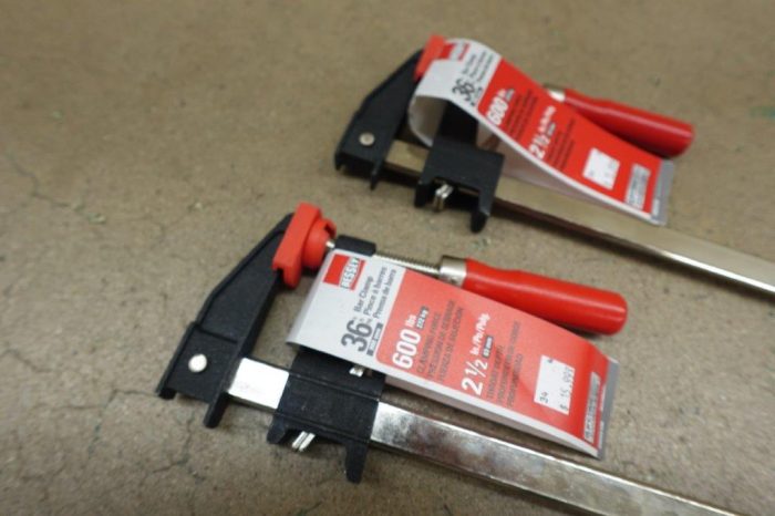 BESSEY 36" Clutch Style bar Wood Working Clamp Black/Red - Image 4