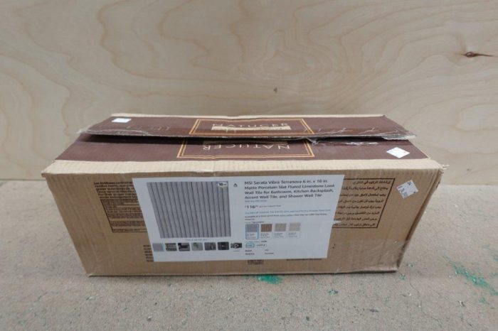 MSI Serata Vibra Terranova 6 in. x 16 in. Matte Porcelain Slat Fluted Limestone Look Wall Tile - Image 7