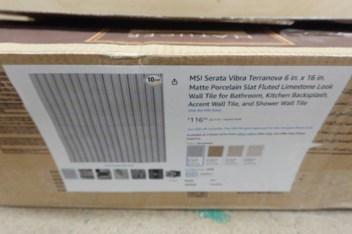 MSI Serata Vibra Terranova 6 in. x 16 in. Matte Porcelain Slat Fluted Limestone Look Wall Tile - Image 2