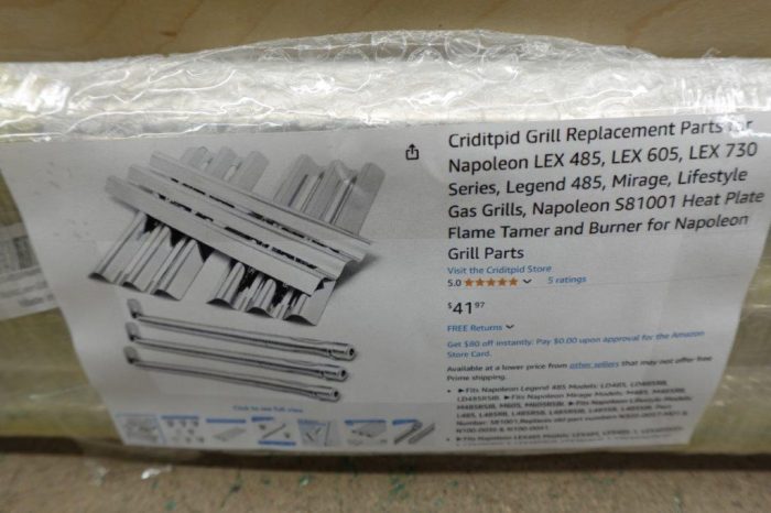 Criditpid Grill Replacement Parts for Napoleon LEX 485 LEX 605 LEX 730 Series Legend 485 Mirage - Image 2