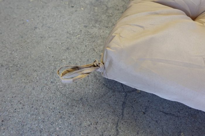 Waterproof Bench Cushion 2-3 Seater Washable Bench - Light Brown - Image 5