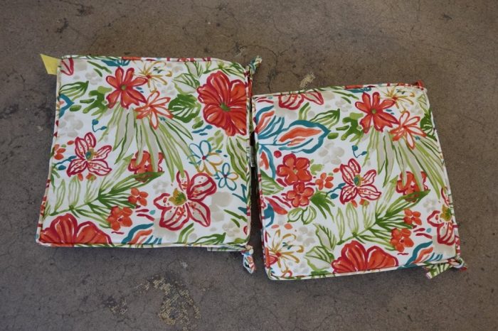 Greendale Home Fashions Outdoor 18-inch Square Seat Cushion  - Garden Floral - Image 5