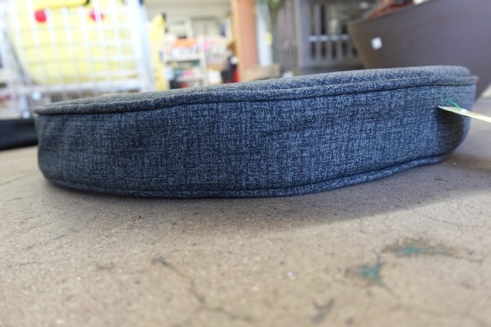 Greendale Home Fashions Outdoor 18-inch Round Reversible Seat Cushion - Graphite - Image 4