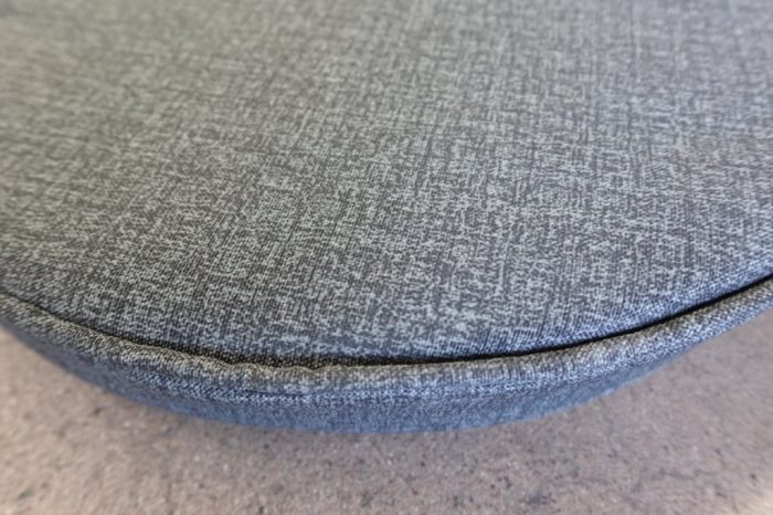 Greendale Home Fashions Outdoor 18-inch Round Reversible Seat Cushion - Graphite - Image 3