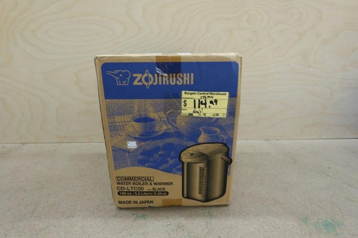Zojirushi CD-LTC50 Commercial Water Boiler and Warmer 169 oz - Black - Image 3