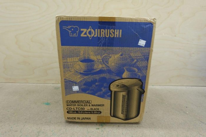 Zojirushi CD-LTC50 Commercial Water Boiler and Warmer 169 oz - Black - Image 2