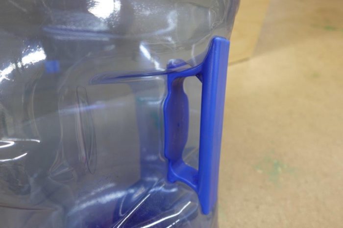 Brio B.P.A. Free 5 Gallon Plastic Crown Cap Reusable Water Bottle Container - Blue - Image 5