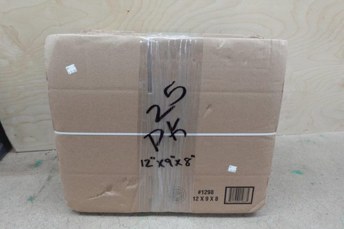 Corrugated Cardboard Boxes Small 12"L x 9"W x 8"H - Pack of 25 - Image 2