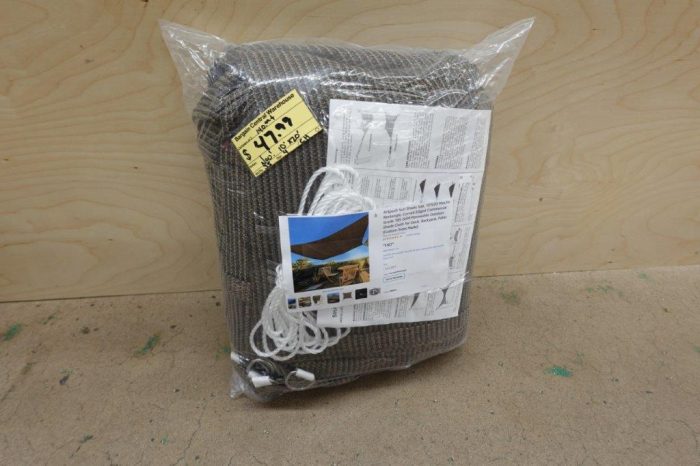 Artpuch Sun Shade Sail, 10'X20' Mocha Rectangle - Mocha - Image 4