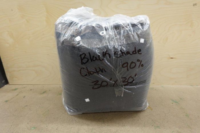 Winemana Black Shade Cloth 30x30 FT– 90% Sun Shade Mesh Tarp - Image 3