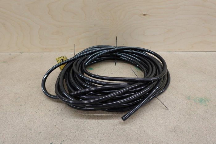 1/2" id - 50ft Black Vinyl Tubing Flexible PVC Tube Hybrid Hose - Black - Image 5
