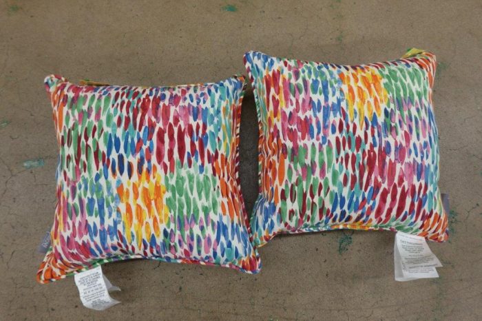 Throw Pillow Perfect Abstract Indoor/Outdoor 16.5" x 16.5" - Multi colored - Image 4