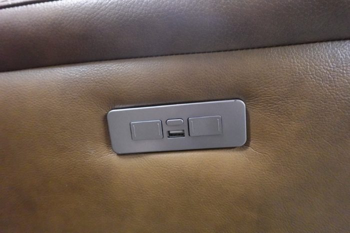 Barcalounger Presley Leather Power Rocker Glider Recliner with Power Headrest - Image 8