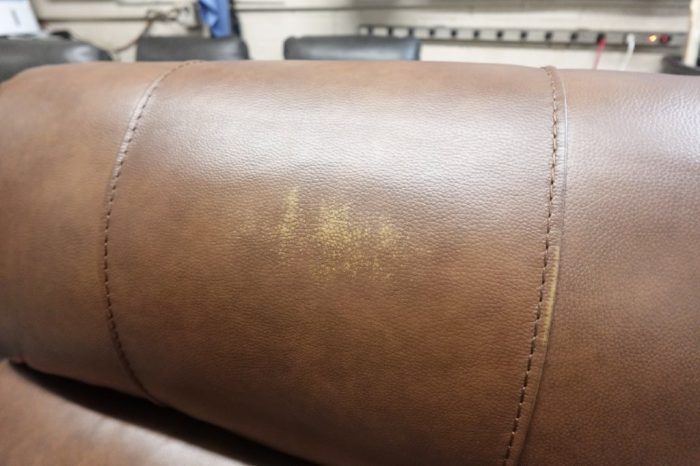 Barcalounger Presley Leather Power Rocker Glider Recliner with Power Headrest - Image 3