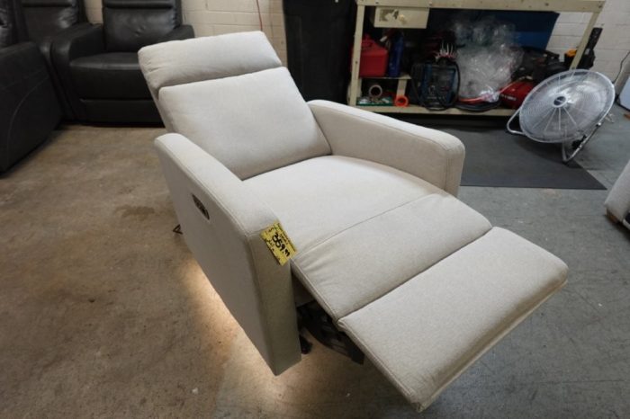 Tallula Fabric Power Rocker Glider Recliner with Power Headrest and Lights - Image 9