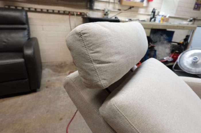 Tallula Fabric Power Rocker Glider Recliner with Power Headrest and Lights - Image 10