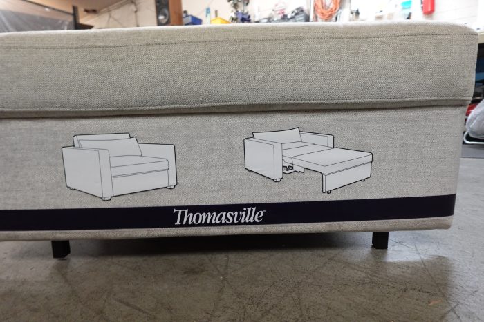 Thomasville Dillard Fabric Twin Size Convertible Sleeper Chair - Image 11