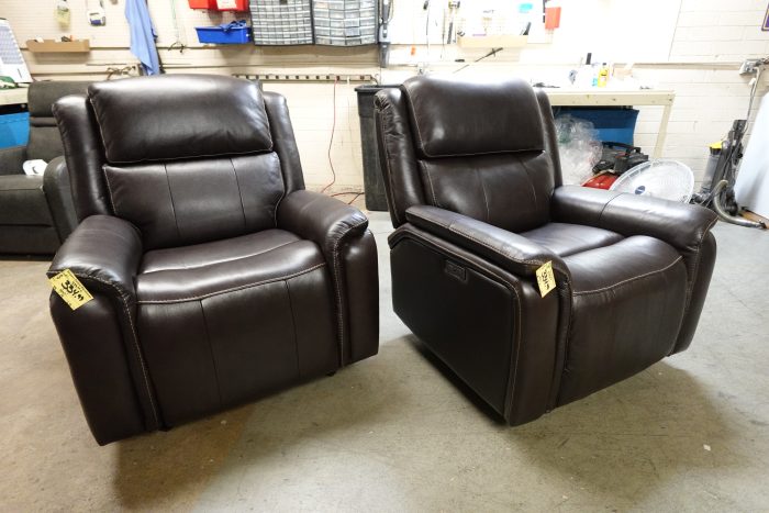 Barcalounger Bryson Leather Power Rocker Glider Recliner with Power Adjustable Headrest - Image 2