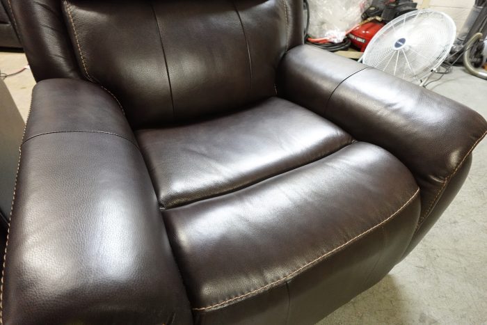 Barcalounger Bryson Leather Power Rocker Glider Recliner with Power Adjustable Headrest - Image 5