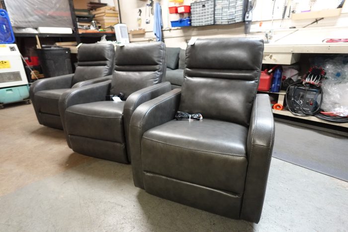 Aldryn Leather Power Glider Rocker Recliner - Image 3