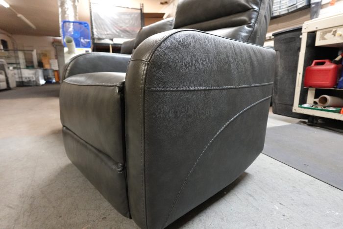 Aldryn Leather Power Glider Rocker Recliner - Image 6