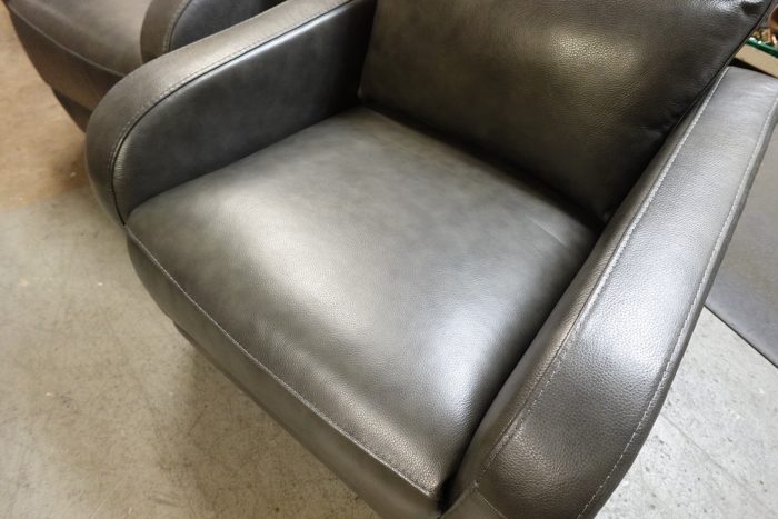 Aldryn Leather Power Glider Rocker Recliner - Image 7
