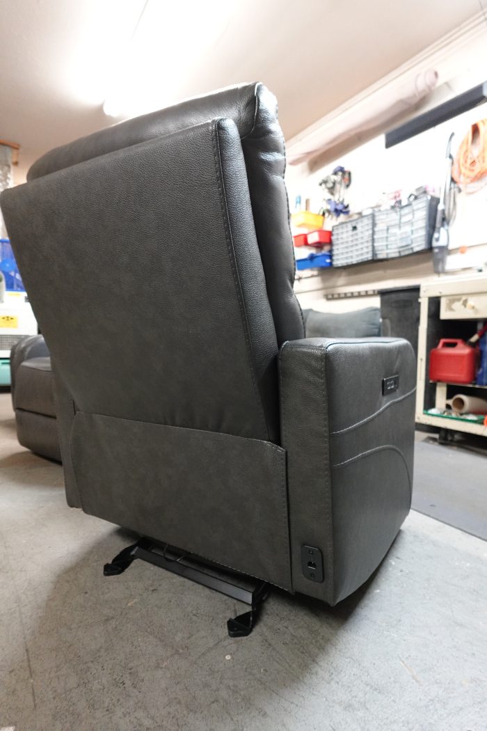 Aldryn Leather Power Glider Rocker Recliner - Image 9