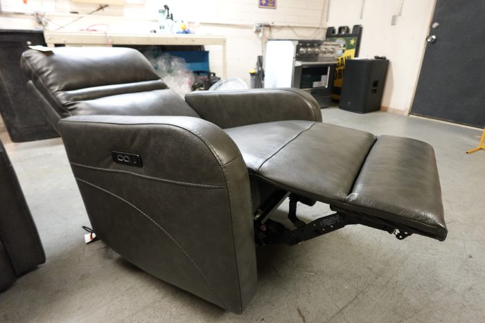 Aldryn Leather Power Glider Rocker Recliner - Image 8