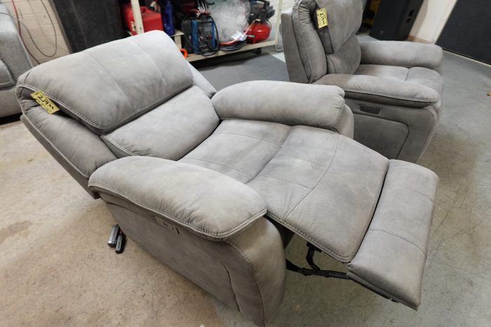 Jones Fabric Rocker Glider Recliner Barcalounger - Image 9