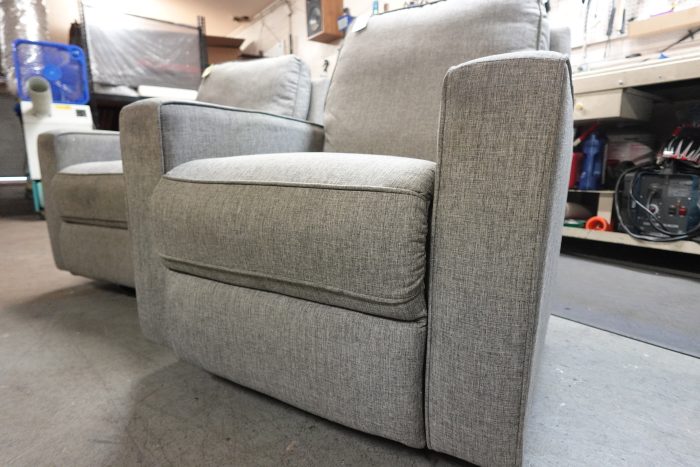 True Innovations Paxley Fabric Swivel Glider Recliner - Image 9