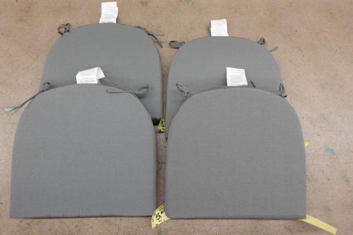 HARBOREST Outdoor Chair Cushions 17"x16"x2" - Dark Grey - Image 5