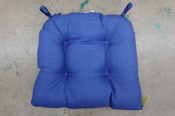 Arden Indoor/Outdoor Rocking Chair Or Wicker Chair Cushion  20 x 18 - Cobalt Blue Texture - Image 2