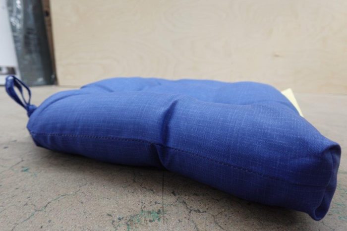 Arden Indoor/Outdoor Rocking Chair Or Wicker Chair Cushion  20 x 18 - Cobalt Blue Texture - Image 3
