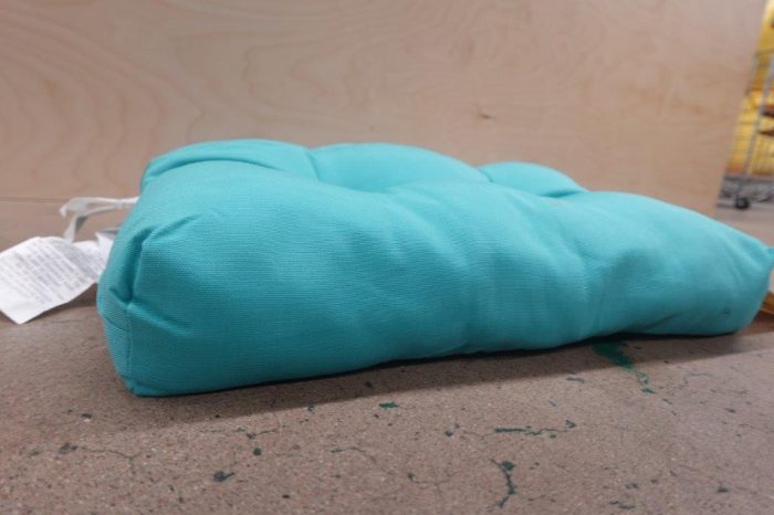 Pcinfuns Outdoor Seat Cushions 19"x19"x5" Water-Resistant Chair Cushion - Peacock Green - Image 2
