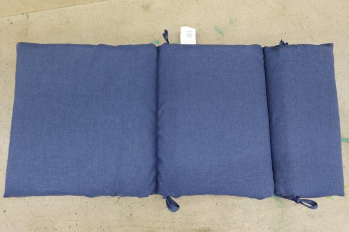 Arden Outdoor Chair Cushion 21 x 20 Rain-Proof Fade Resistant 20 x 21 - Sapphire Blue Leala - Image 4