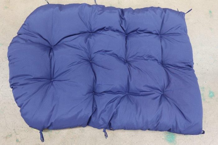 Outdoor Egg Chair Cushion 47x35x4 Inches Hammock Pillow - Navy - Image 3