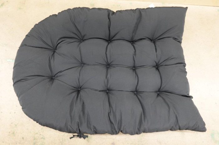 Hammock Swing Chair Cushion, Hanging Basket Seat Cushion Pillow - Black - Image 4