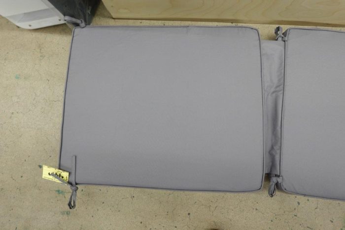 Outdoor Chaise Lounge Furniture Replacement Cushion 74" x 23" x 3" - Dark Gray - Image 4