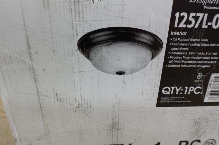 Designers Fountain Reedley 3-Light Flush Mount, 15" - Image 4