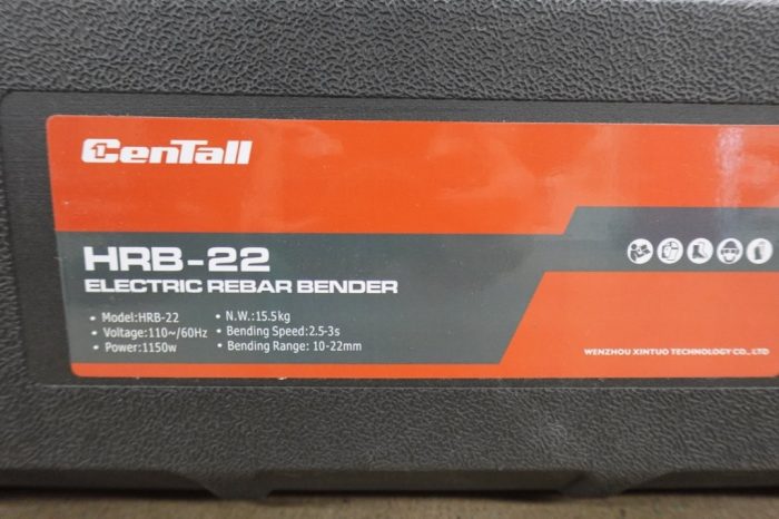 Electric Hydraulic Rebar Bender 1150W – HRB-22 (7/8", Grey/Orange) - Image 5