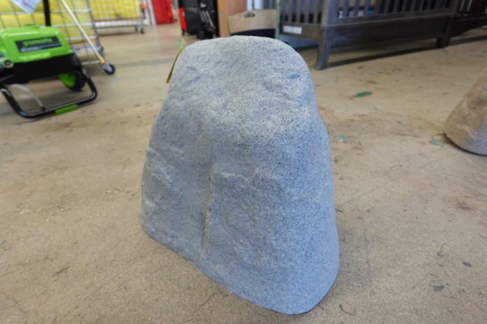 Emsco Group 2186 Landscape Rock / Boulder Resin Medium Granite - Image 3