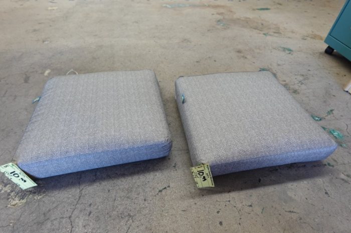 Duck Covers Weekend Water-Resistant Outdoor Patio Dining Seat Cushion - Grey Patterned - Image 2